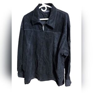 Used Mens Gochu black shirt and pant set. Size 2XL